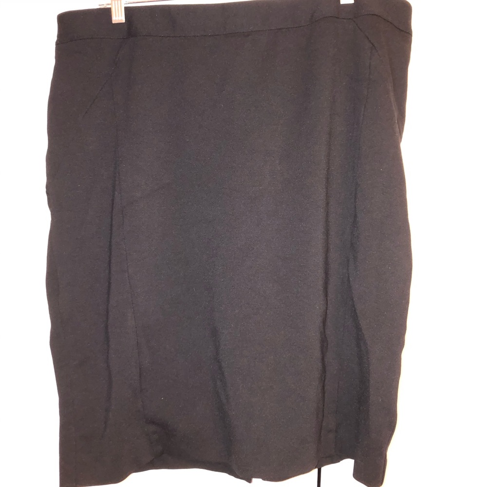 Lane Bryant Black Pencil Skirt Size 18
